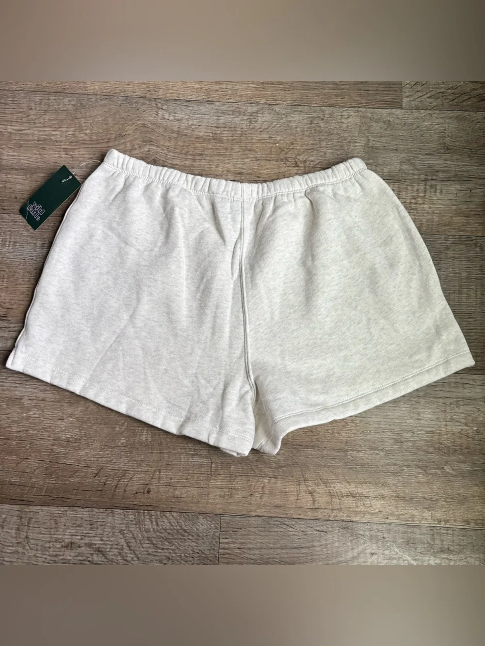Wild Fable Women’s Mid Rise French Terry Fleece Lounge shorts heather gray